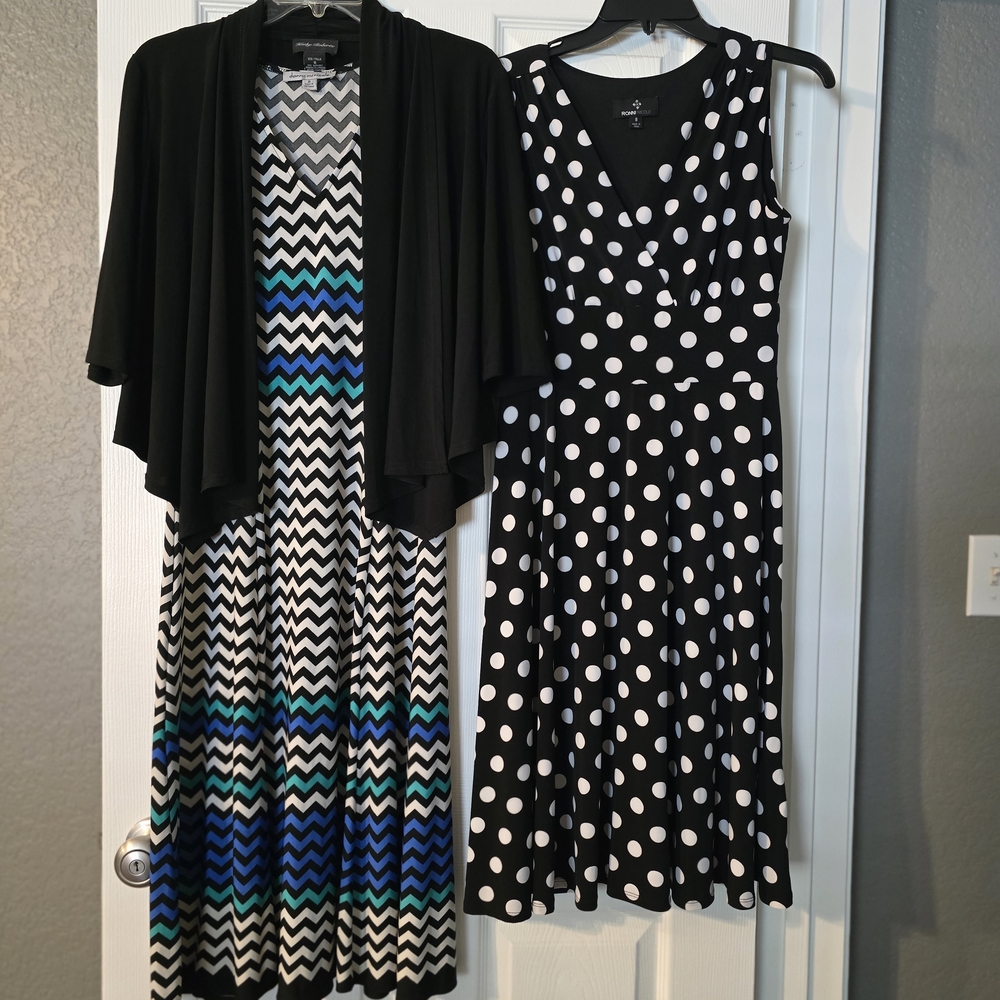 Black and White Polka Dot Dress